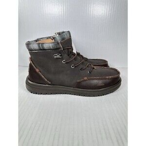 Size 9 Hey Dude Men's Bradley Classic Slip On Boots Brown #42067-255 NEW